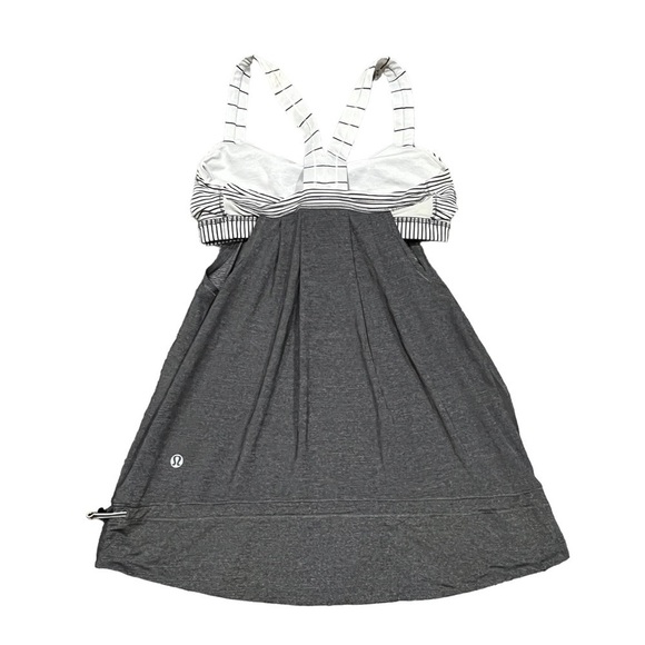 Lululemon Women's Rest Less Tank Top in Heathered Soot Hyper Stripe Size 4 - Picture 3 of 9